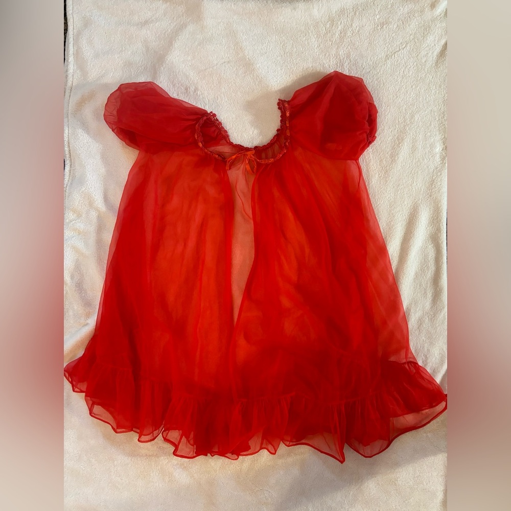 Vintage Puff Sleeve Nightie Set